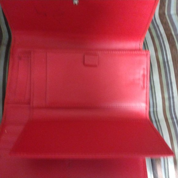 ❤️2 Pc COACH Logo Long ID Billfold Checkbook Flap Wallet - Picture 9 of 11